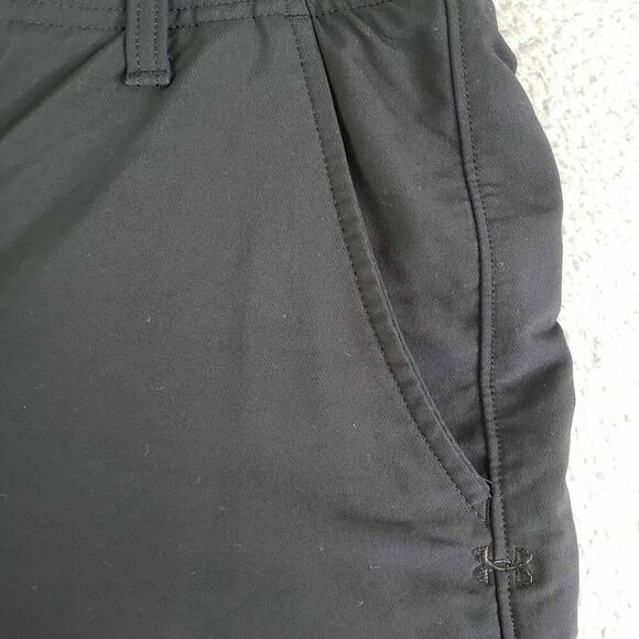 Under Armour Golf Pants Mens Size 32x30 Black Performance Straight Flat Front 32 - Picture 4 of 9